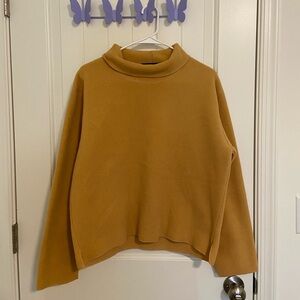 EUC Vintage G.G. Sport women’s dark yellow‎ fleece turtleneck top large